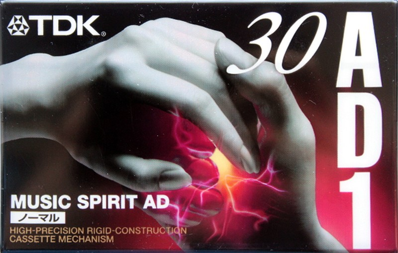 Compact Cassette TDK AD1 30 "AD1-30S" Type I Normal 1997 Japan