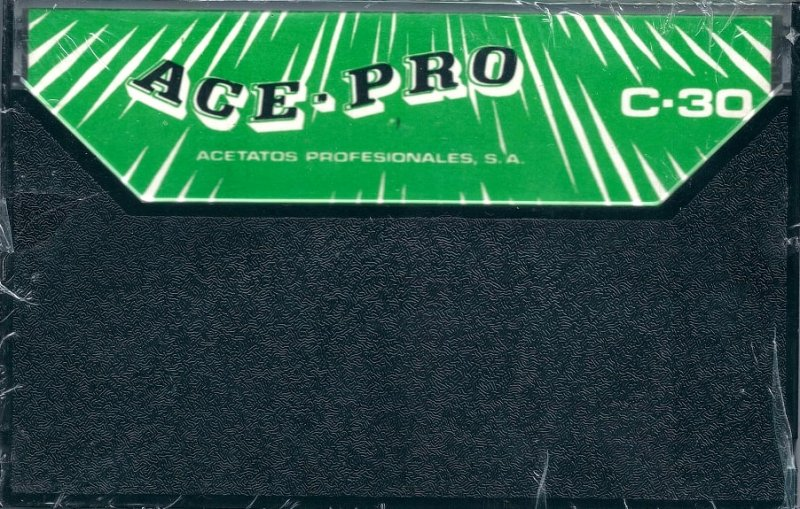 Compact Cassette ACE-PRO 30 Type I Normal Mexico