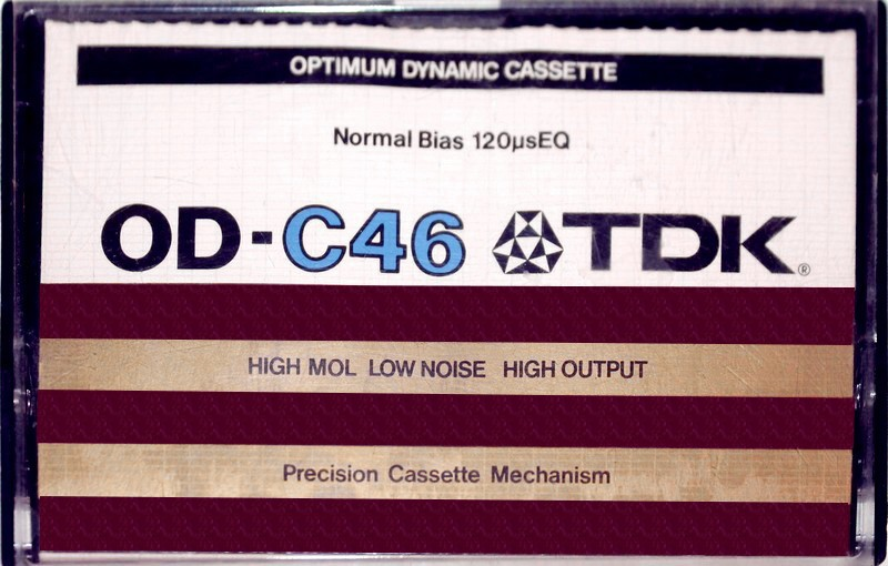Compact Cassette TDK OD 46 Type I Normal 1979 Japan