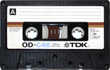Compact Cassette TDK OD 46 Type I Normal 1979 Japan