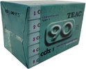 5 pack Teac CDX I 90 Type I Normal 1990 Australia
