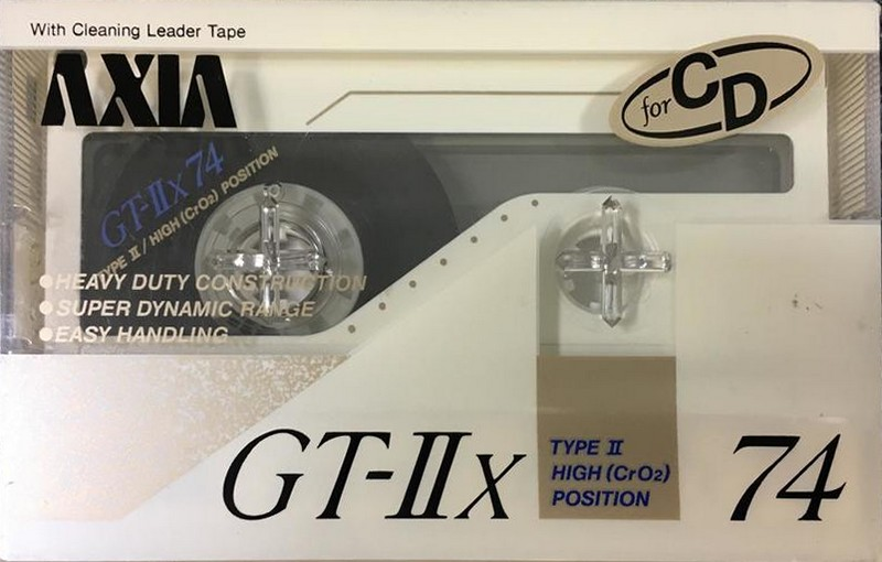 Compact Cassette: FUJI AXIA - GT-IIx 74