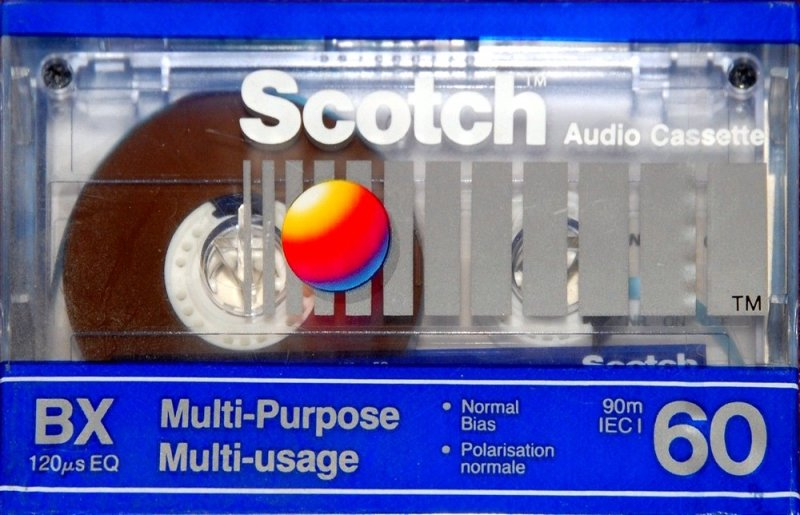 Compact Cassette: Sunkyong Magnetic Limited (SKM) Scotch - BX 60