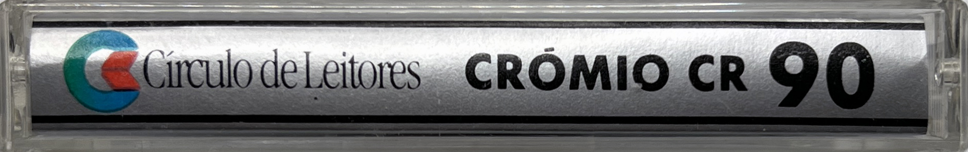 Compact Cassette Circulo de Leitores 90 "Cromio CR" Type II Chrome 1986 Portugal