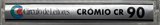 Compact Cassette Circulo de Leitores 90 "Cromio CR" Type II Chrome 1986 Portugal