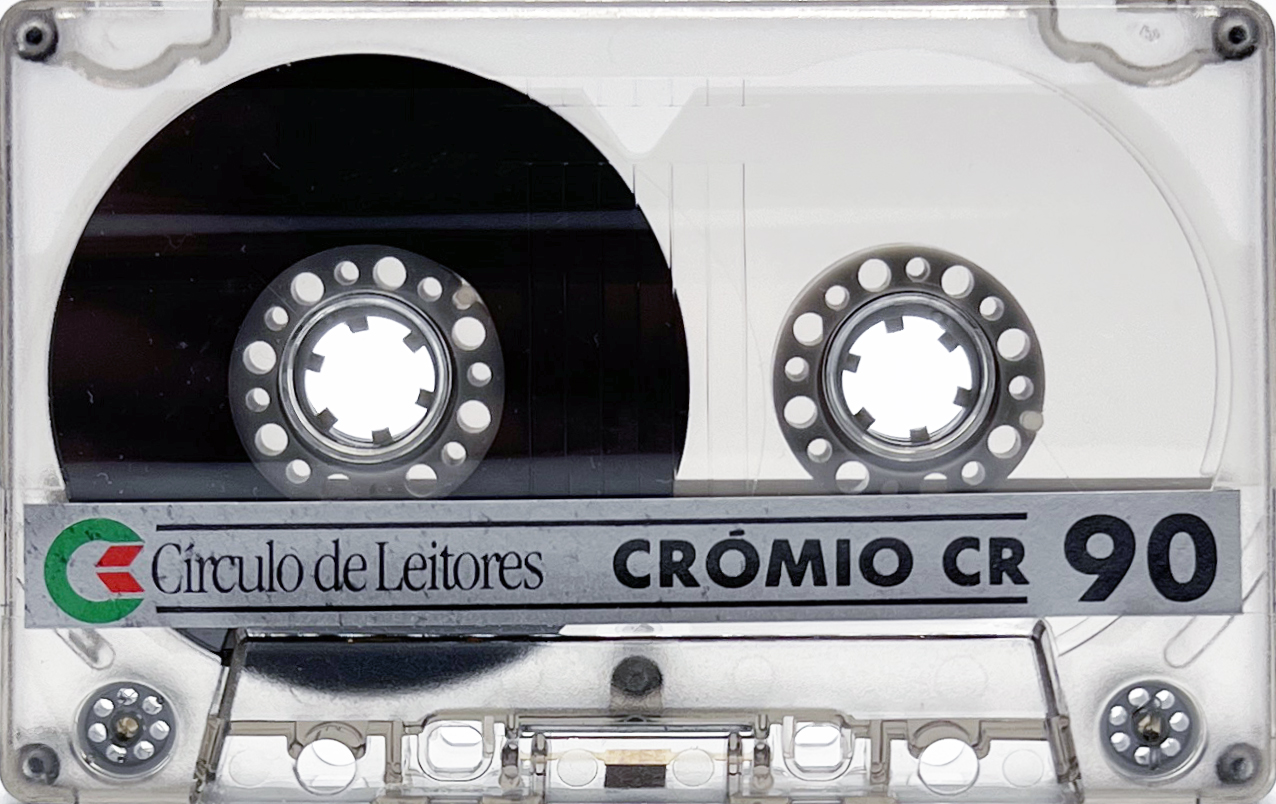 Compact Cassette Circulo de Leitores 90 "Cromio CR" Type II Chrome 1986 Portugal