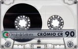 Compact Cassette Circulo de Leitores 90 "Cromio CR" Type II Chrome 1986 Portugal