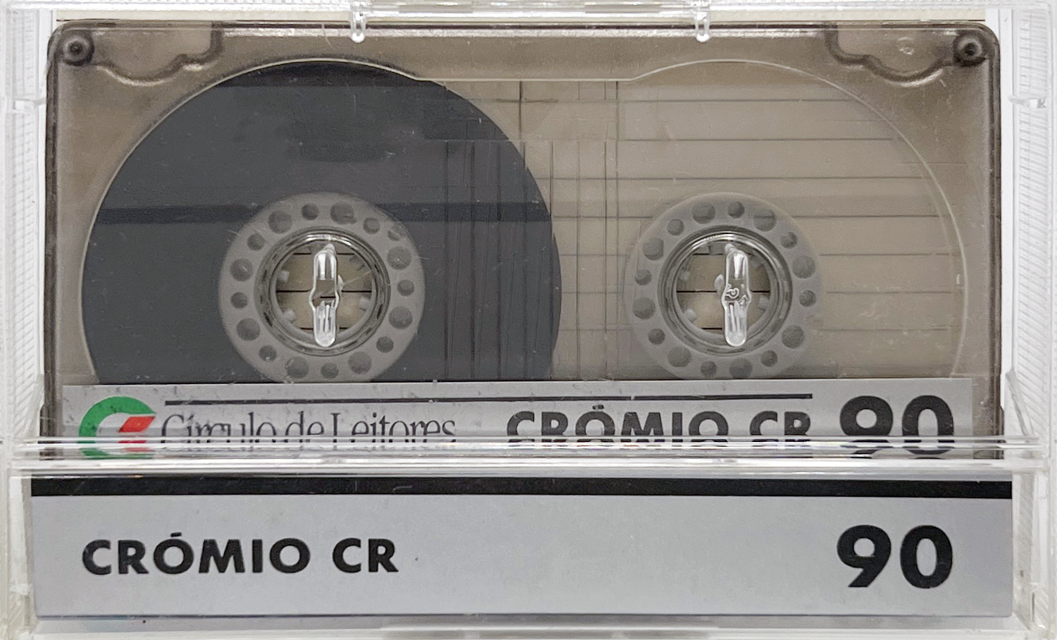 Compact Cassette Circulo de Leitores 90 "Cromio CR" Type II Chrome 1986 Portugal