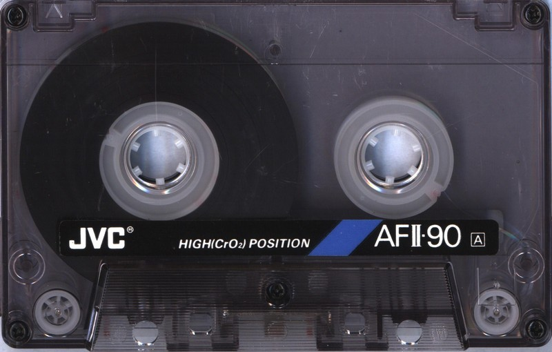 Compact Cassette JVC AFII 90 Type II Chrome 1990 North America