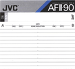 Compact Cassette JVC AFII 90 Type II Chrome 1990 North America