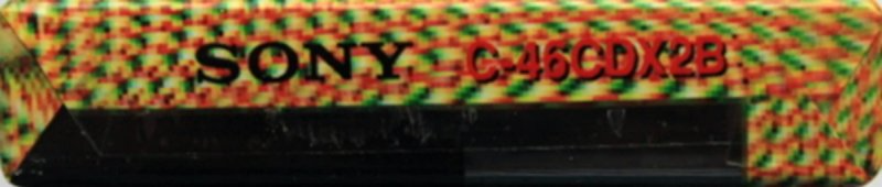 Compact Cassette Sony CDix II 46 "C-46CDX2B" Type II Chrome 1994 Japan