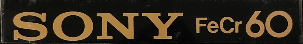 Compact Cassette Sony FeCr 60 Type III Ferro Chrome 1982 North America