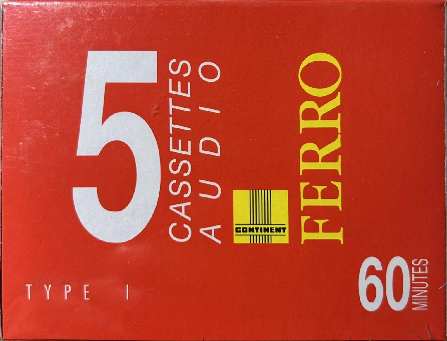 5 pack Continent / Continente 60 Type I Normal France