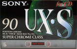 Compact Cassette Sony UX-S 90 Type II Chrome 1995 Europe