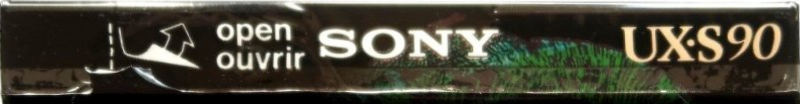 Compact Cassette Sony UX-S 90 Type II Chrome 1995 Europe