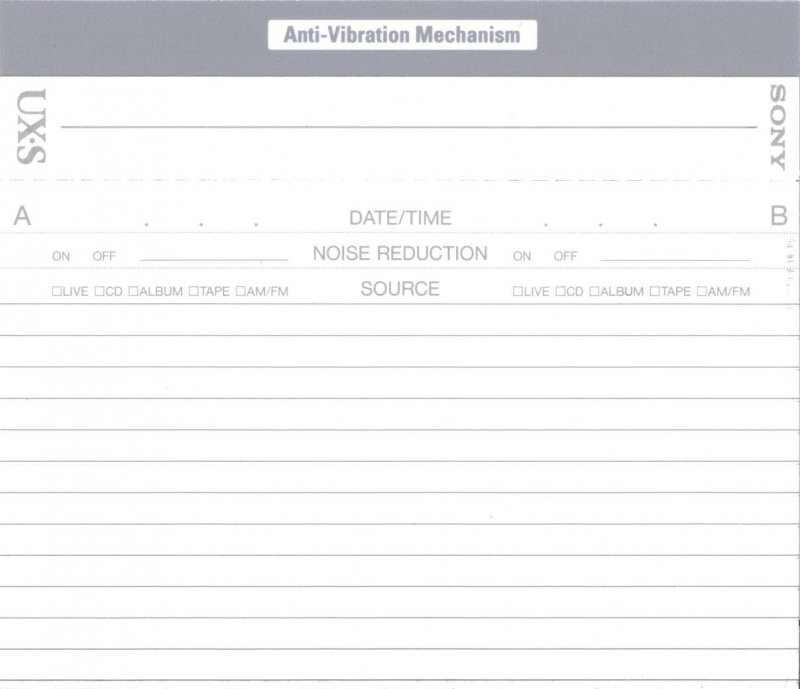Compact Cassette: Sony  - UX-S 90
