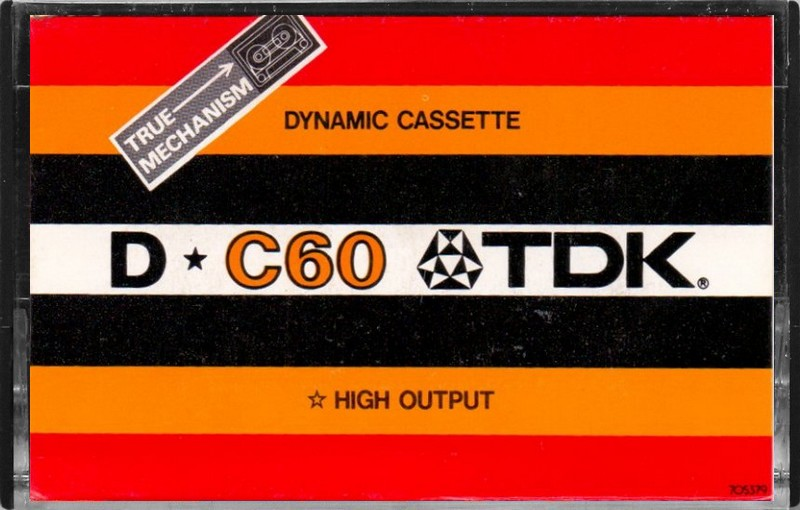 Compact Cassette TDK D 60 Type I Normal 1977 Europe, USA