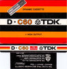 Compact Cassette TDK D 60 Type I Normal 1977 Europe, USA
