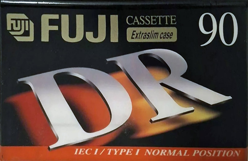 Compact Cassette Fuji DR 90 Type I Normal 1995 North America