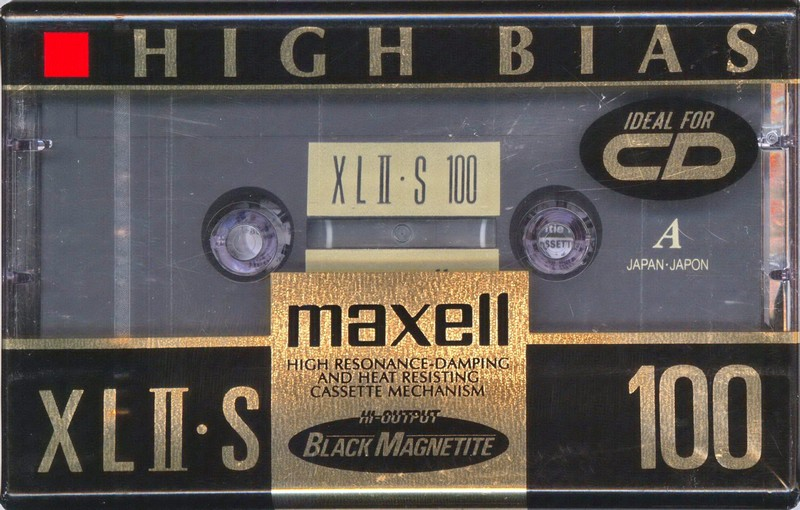 Compact Cassette Maxell XLII-S 100 Type II Chrome 1992 North America