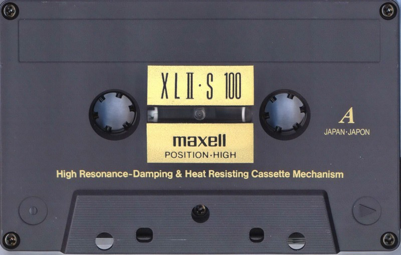 Compact Cassette Maxell XLII-S 100 Type II Chrome 1992 North America