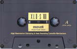 Compact Cassette Maxell XLII-S 100 Type II Chrome 1992 North America