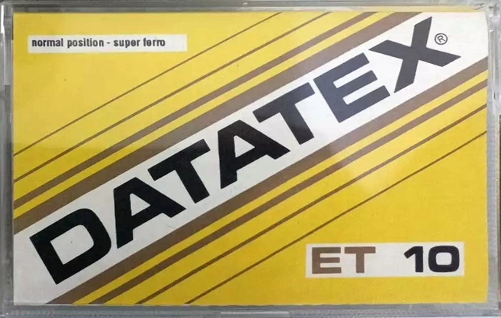 Compact Cassette Datatex ET 10 Type I Normal Italy