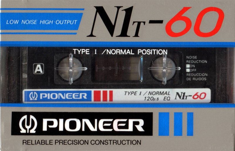 Compact Cassette Pioneer N1T 60 Type I Normal 1985 Japan