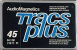 Compact Cassette Audio Magnetics Tracs Plus 45 Type I Normal 1979 Canada