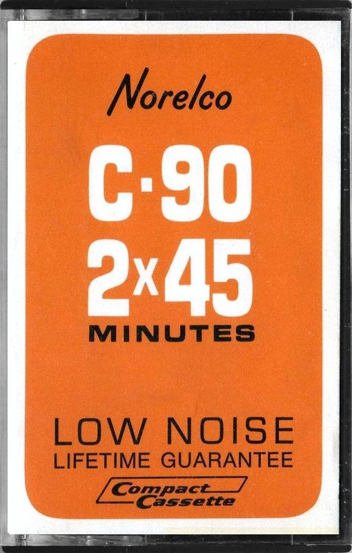 Compact Cassette Norelco 90 Type I Normal 1966 USA