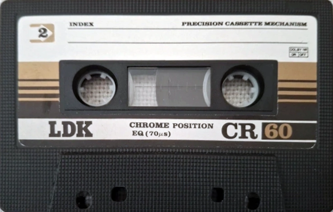 Compact Cassette LDK 60 "CR" Type II Chrome USA