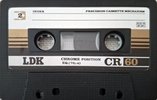 Compact Cassette LDK 60 "CR" Type II Chrome USA