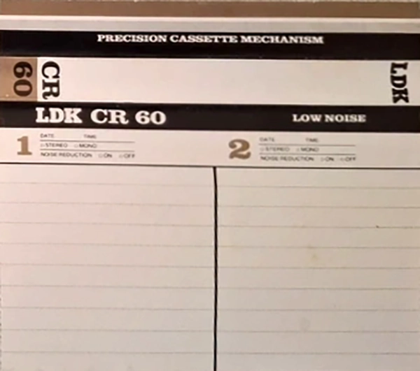 Compact Cassette LDK 60 "CR" Type II Chrome USA