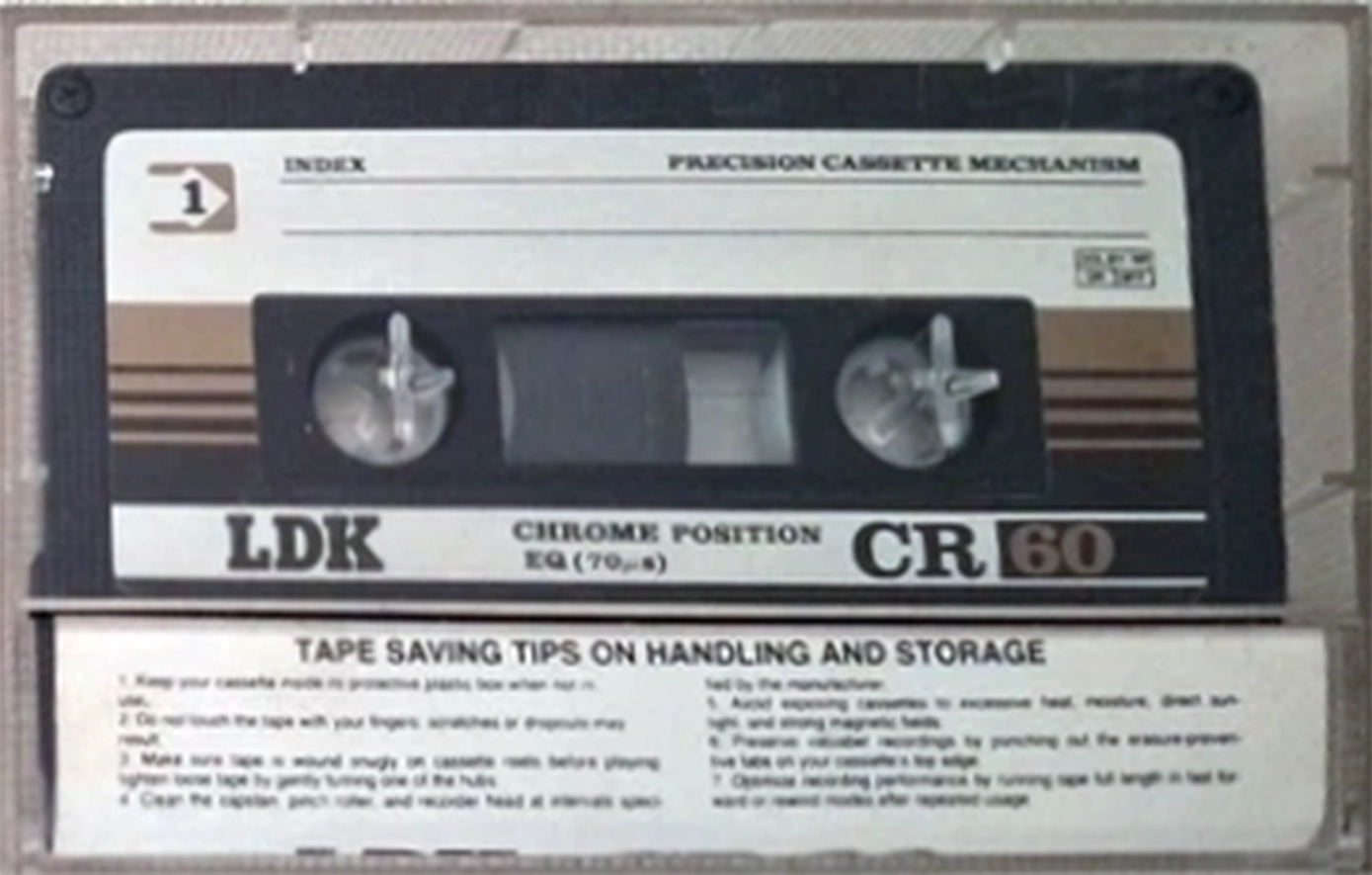 Compact Cassette LDK 60 "CR" Type II Chrome USA