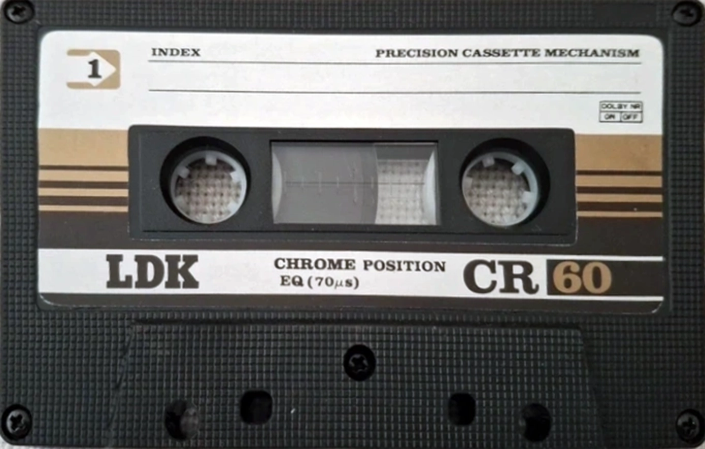 Compact Cassette LDK 60 "CR" Type II Chrome USA