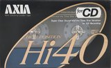 Compact Cassette AXIA Hi 40 Type II Chrome 1990 Japan
