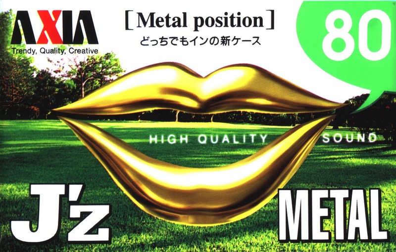 Compact Cassette AXIA J`z Metal 80 "JZMG 80" Type IV Metal 1997 Japan