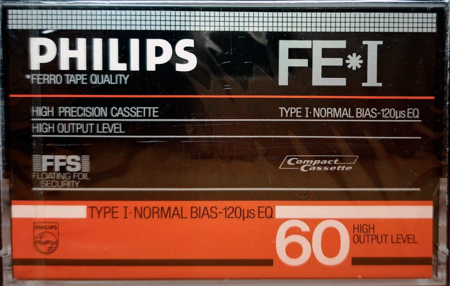 Compact Cassette Philips FE-I 60 Type I Normal 1983 Europe