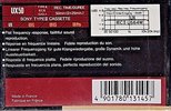 Compact Cassette Sony UX 50 Type II Chrome 1990 Europe