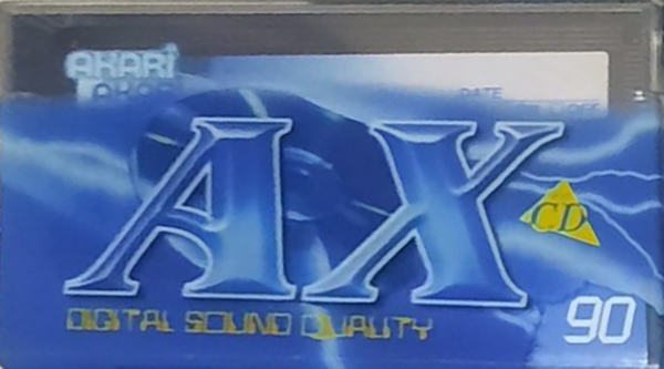Compact Cassette Akari 90 "AX" Type I Normal Unknown Country