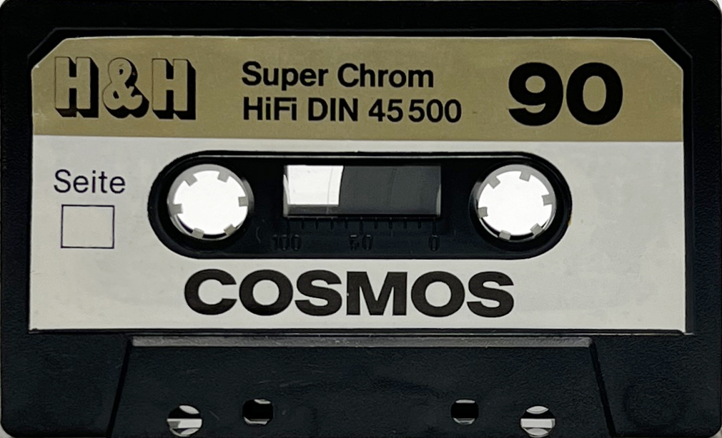 Compact Cassette H&H Cosmos Super 90 Type II Chrome 1977 Germany
