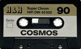 Compact Cassette H&H Cosmos Super 90 Type II Chrome 1977 Germany