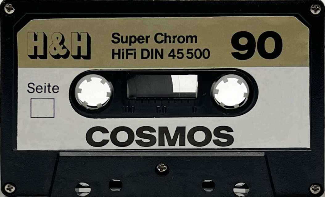 Compact Cassette H&H Cosmos Super 90 Type II Chrome 1977 Germany