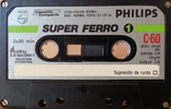 Compact Cassette Philips Super Ferro 60 Type I Normal 1979 Latin America