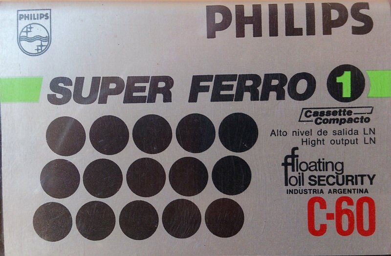 Compact Cassette: Philips  - Super Ferro 1 60