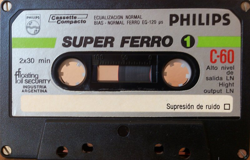 Compact Cassette: Philips  - Super Ferro 1 60