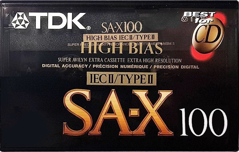 Compact Cassette: TDK  - SA-X 100