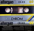 Compact Cassette Allorgan CR X II 60 Type II Chrome 1987 Europe
