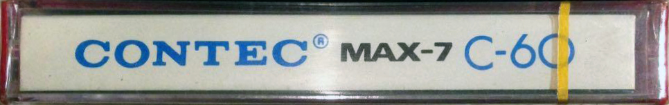 Compact Cassette Contec MAX-7 60 Type II Chrome USA
