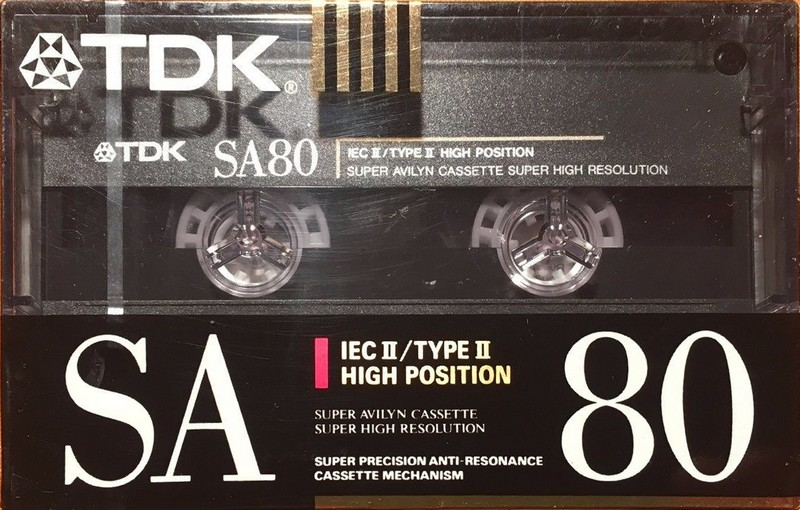 Compact Cassette: TDK  - SA 80